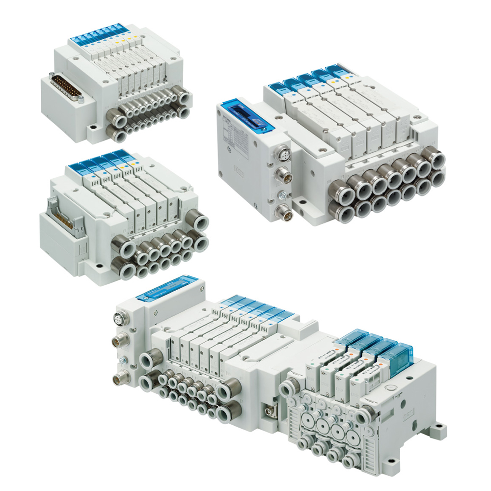 SMC先导式4、5通电磁阀  紧凑型5通电磁阀 插入式 JSY1000/3000/5000